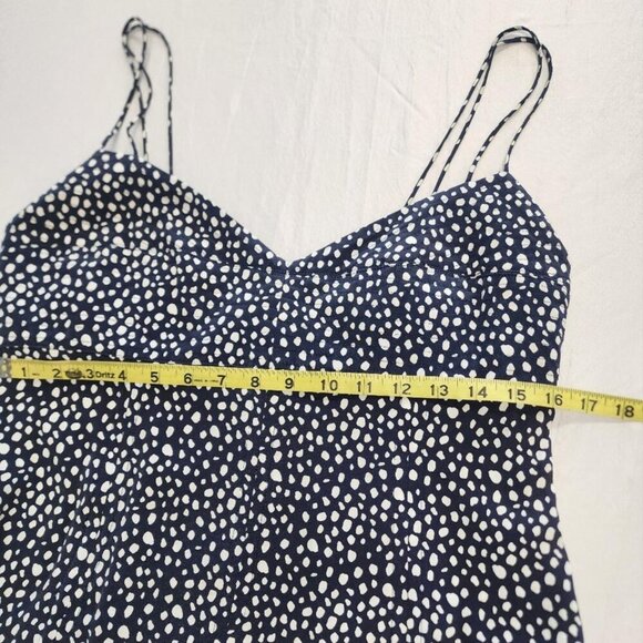 La Ligne Luca Women's 100% Silk Chiffon Midi Dress Poka Dot, size XLarge - Picture 6 of 8